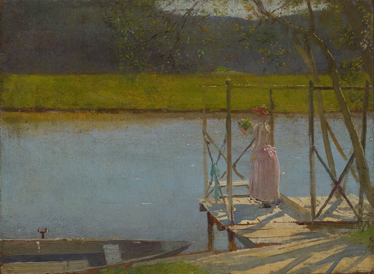 Picture of LADY BY THE BOATS