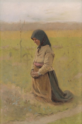 Picture of STUDY OF A KNEELING WOMAN