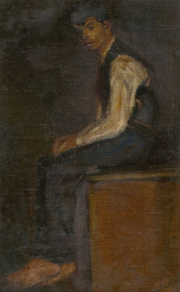 Picture of STUDY OF A SEATED MAN