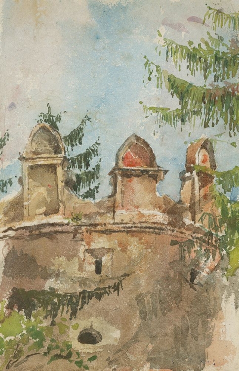 Picture of THE TOWER OF THE MANSION IN STRAZKY