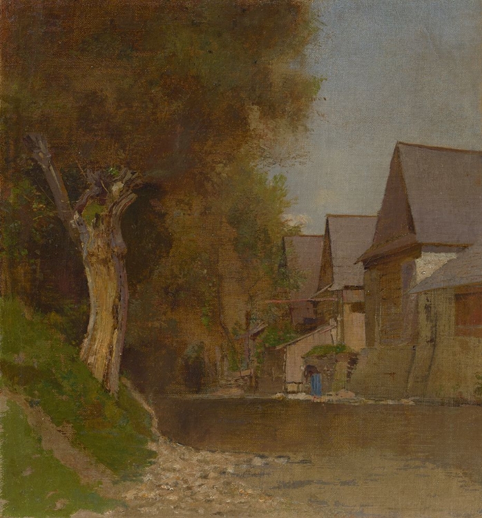 Picture of VILLAGE BY THE RIVER
