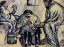 Picture of CHIROPODIST AT THE BATHS 1911