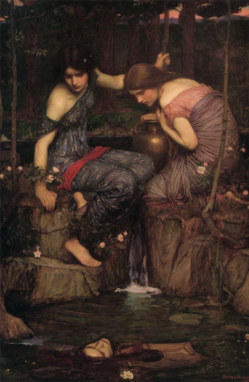 Picture of NYMPHS FINDING HEAD OF ORPHEUS 1901