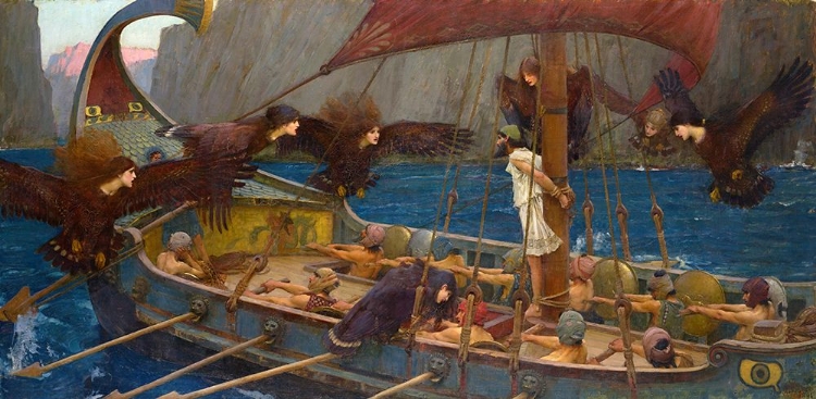 Picture of ODYSSEUS AND THE SIRENS 1891