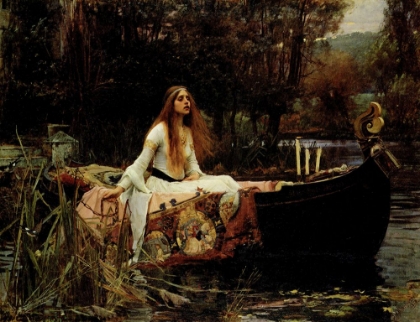 Picture of THE LADY OF SHALOTT 1888
