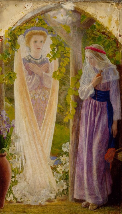 Picture of THE ANNUNCIATION WITH FRAME 1858