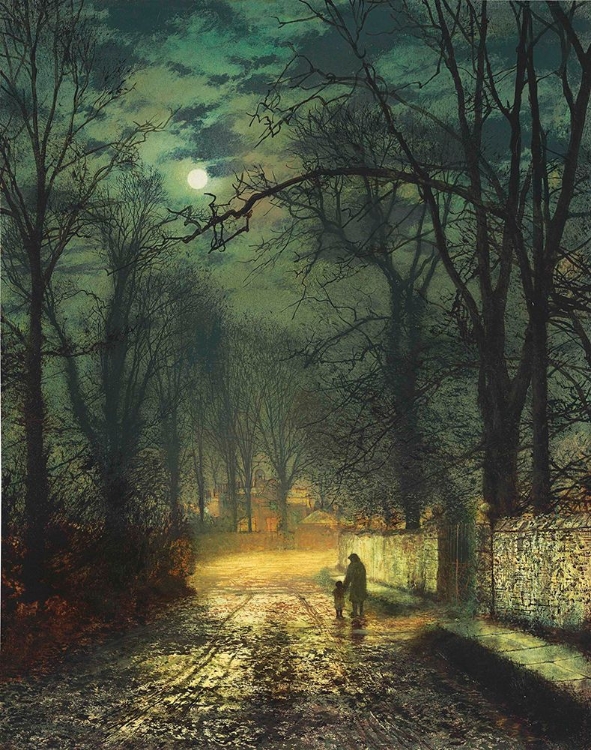 Picture of A MOONLIT LANE 1874