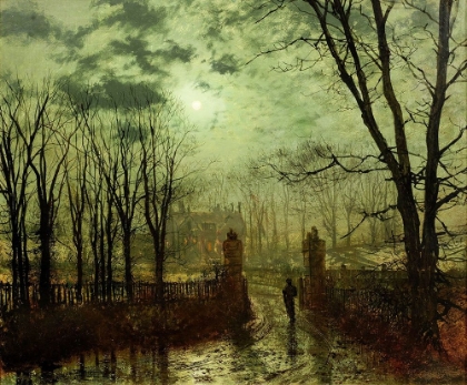 Picture of AT THE PARK GATE 1878