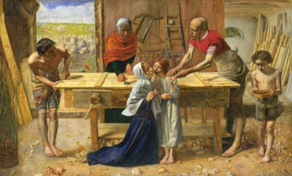 Picture of CHRIST IN THE CARPENTERS SHOP 1849