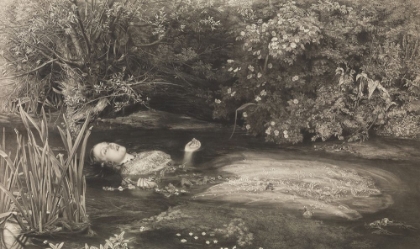 Picture of OPHELIA PRINT FROM SHAKESPEARE, HAMLET, ACT 4, SCENE 7