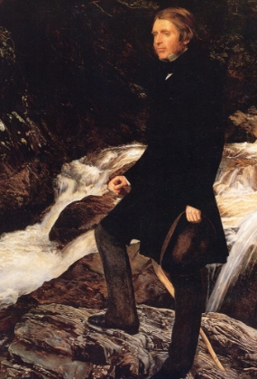 Picture of PORTRAIT OF JOHN RUSKIN 1854 DETAIL