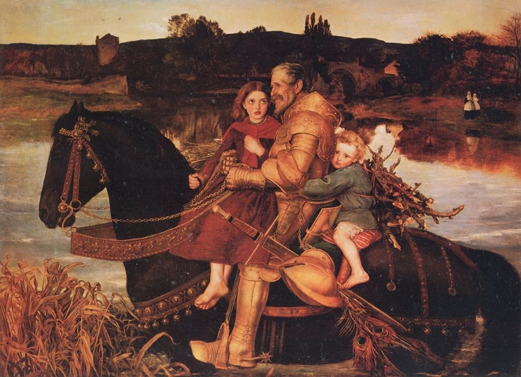 Picture of SIR ISUMBRIAN AT THE FORD 1857