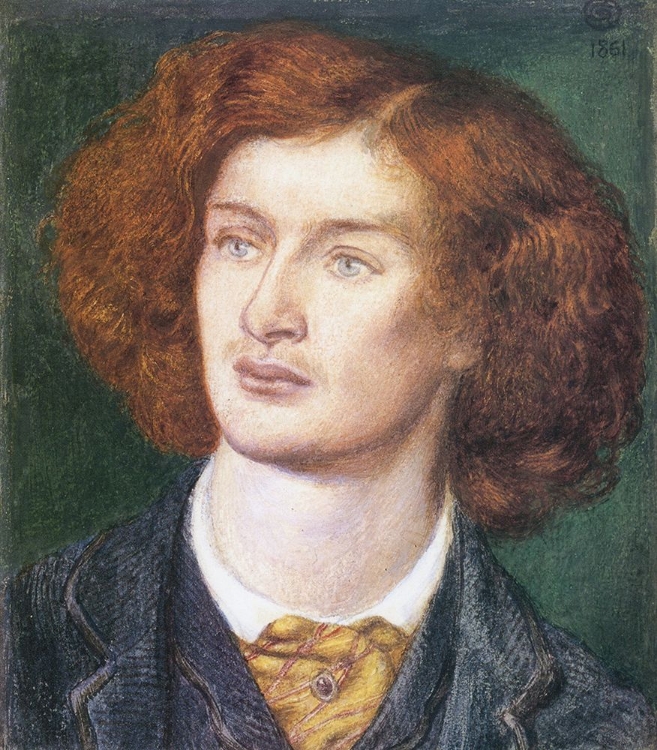 Picture of ALGERNON CHARLES SWINBURNE 1861