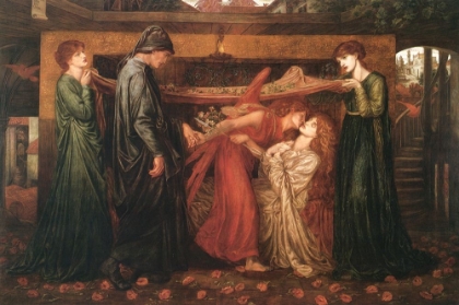 Picture of DANTES DREAM AT THE DEATH OF BEATRICE 1871