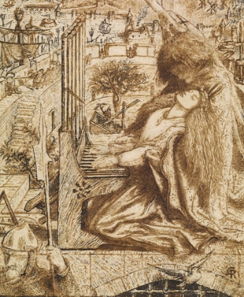 Picture of DESIGN FOR MOXONS TENNYSON SAINT CECILIA 1850