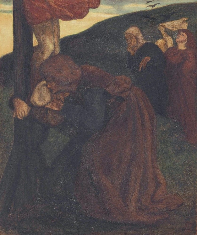 Picture of ST JOHN COMFORTING THE VIRGIN AT THE FOOT OF THE CROSS 1862