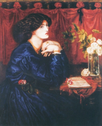 Picture of THE BLUE SILK DRESS 1868