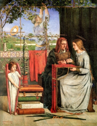 Picture of THE GIRLHOOD OF MARY VIRGIN 1849