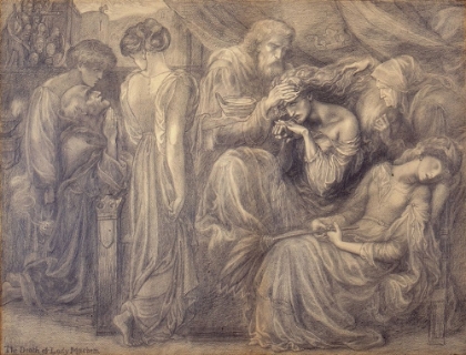 Picture of THE DEATH OF LADY MACBETH 1870