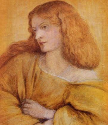 Picture of WOMAN IN YELLOW, ANNIE MILLER 1863