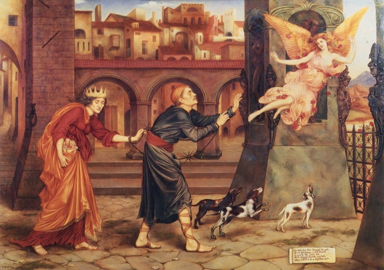 Picture of BLINDNESS AND CUPIDITY CHASING JOY FROM THE CITY 1897