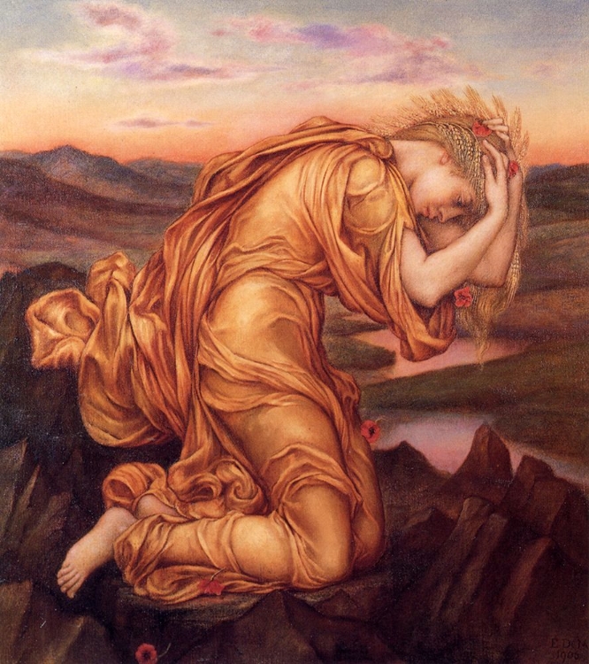 Picture of DEMETER MOURNING FOR PERSEPHONE 1906