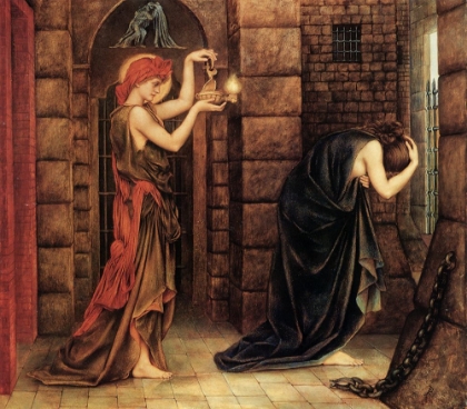 Picture of HOPE IN THE PRISON OF DESPAIR 1887