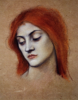 Picture of STUDY OF A FEMALE HEAD 1904