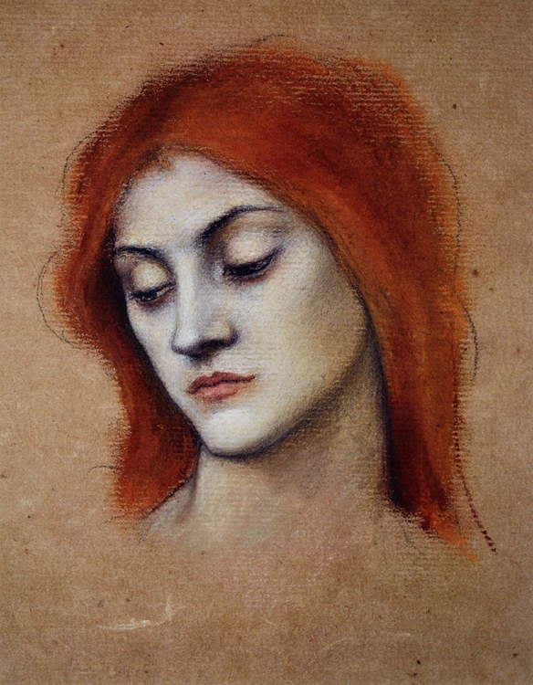 Picture of STUDY OF A FEMALE HEAD 1904