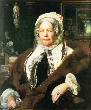 Picture of MRS JANE LEWIS 1864