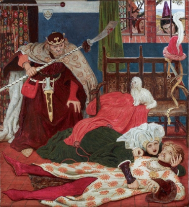Picture of DEATH OF SIR TRISTRAM 1864