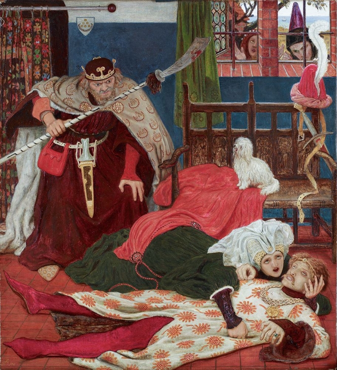 Picture of DEATH OF SIR TRISTRAM 1864