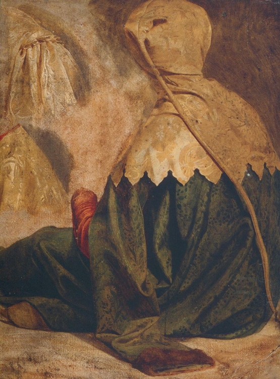 Picture of STUDY FOR COURTIER IN YELLOW HOOD, SIR JOHN FROISSART 1847