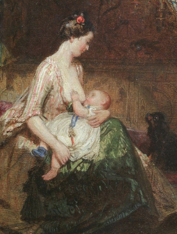 Picture of THE YOUNG MOTHER 1848