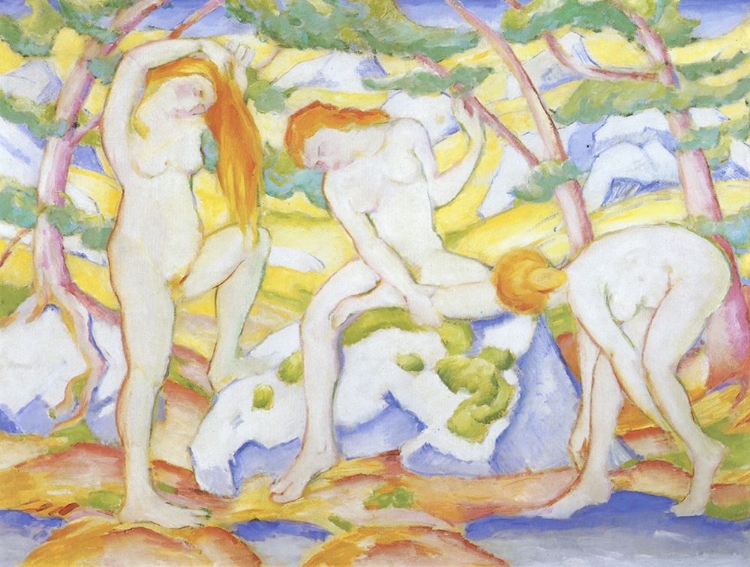 Picture of BATHING GIRLS 1910