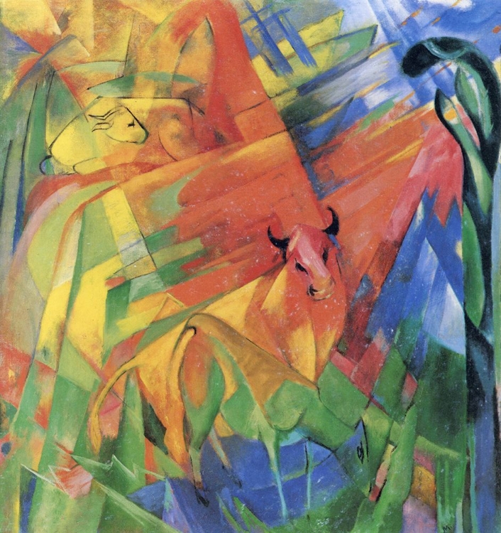 Picture of BULL IN THE LANDSCAPE 1914