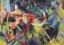 Picture of DEER IN FLOWER GARDEN 1913