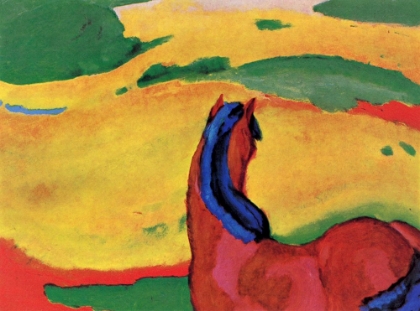 Picture of HORSE IN A LANDSCAPE 1910