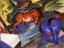 Picture of RED AND BLUE HORSE 1912