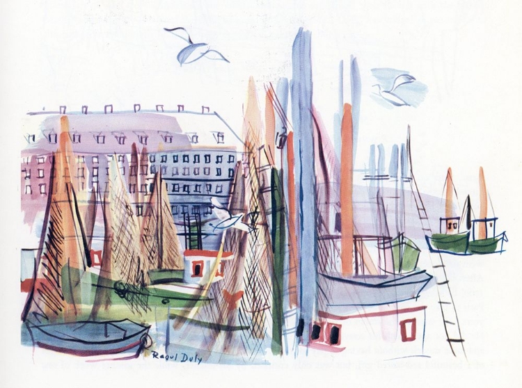 Picture of FISHING PORT AT BOSTON