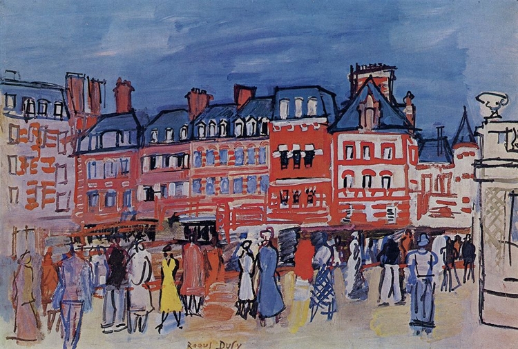 Picture of HOUSES AT TROUVILLE 1933