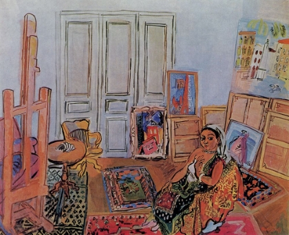 Picture of INDIAN MODEL IN THE STUDIO IN LIMPASSE GUELMA 1928