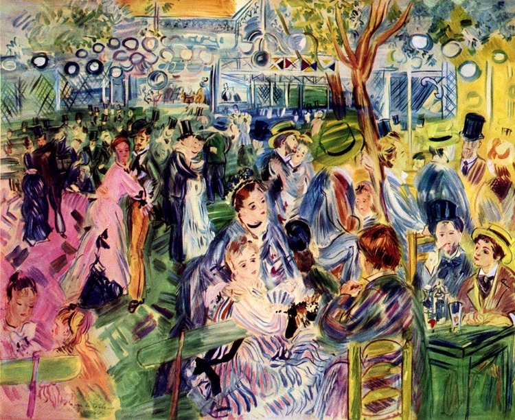 Picture of LE MOULIN DE LA GALETTE, AFTER RENOIR 1943