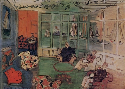 Picture of ROYAL YACHT CLUB AT COWES 1936