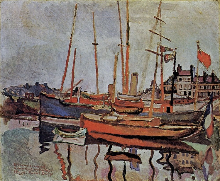 Picture of THE PORT OF LE HAVRE 1905