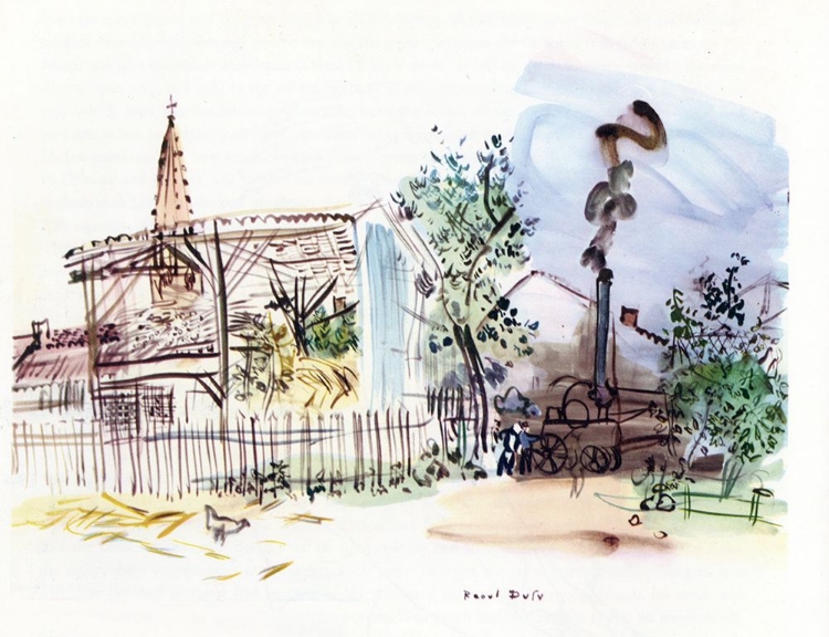 Picture of THRESHING MACHINES AT LESTELLE 1943