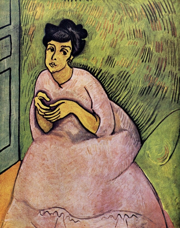 Picture of WOMAN IN PINK 1908