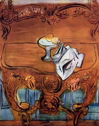 Picture of YELLOW CONSOLE TABLE 1947