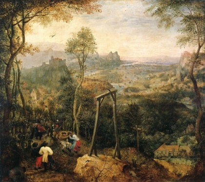 Picture of THE MAGPIE ON THE GALLOWS 1568