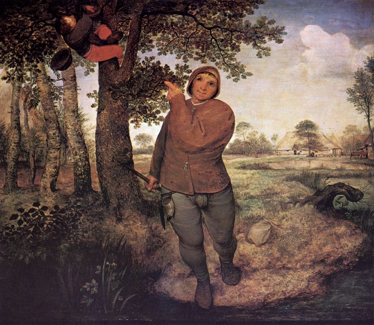Picture of THE PEASANT AND THE BIRDNESTER 1568